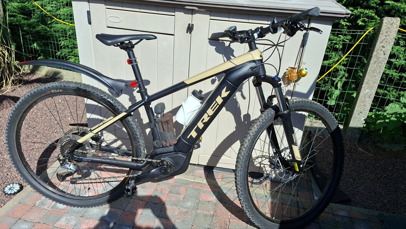Trek mountainbike, Ophalen
