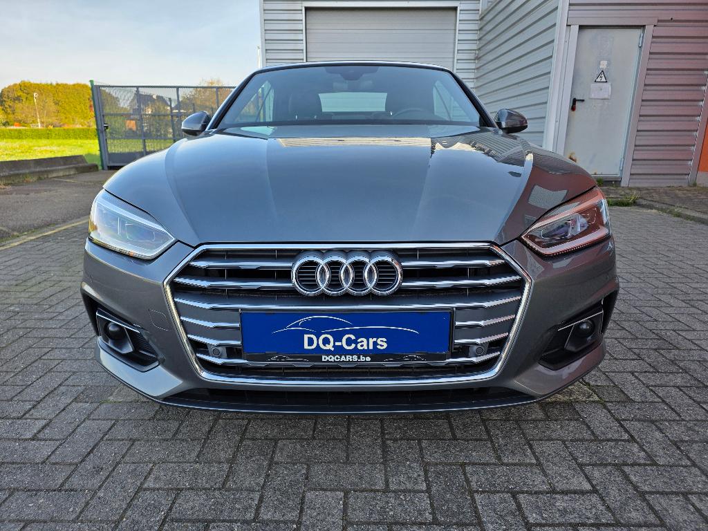 Audi A5 Cabriolet 40 TFSI - 190 ch - automatique S-Tronic, Autos, Cuir, Argent ou Gris, Entreprise, Cabriolet