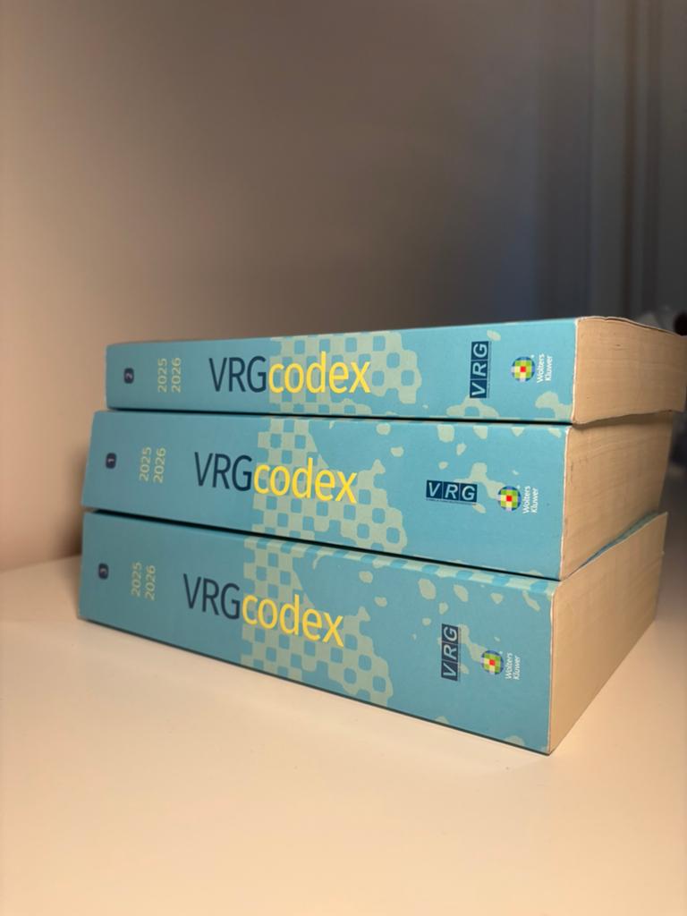 VRG Codex 2025-2026, Boeken, Studieboeken en Cursussen, Ophalen of Verzenden