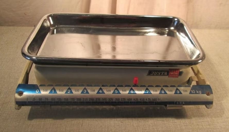 Prima Retro Keukenweegschaal - Justa, Ophalen of Verzenden, Overige typen