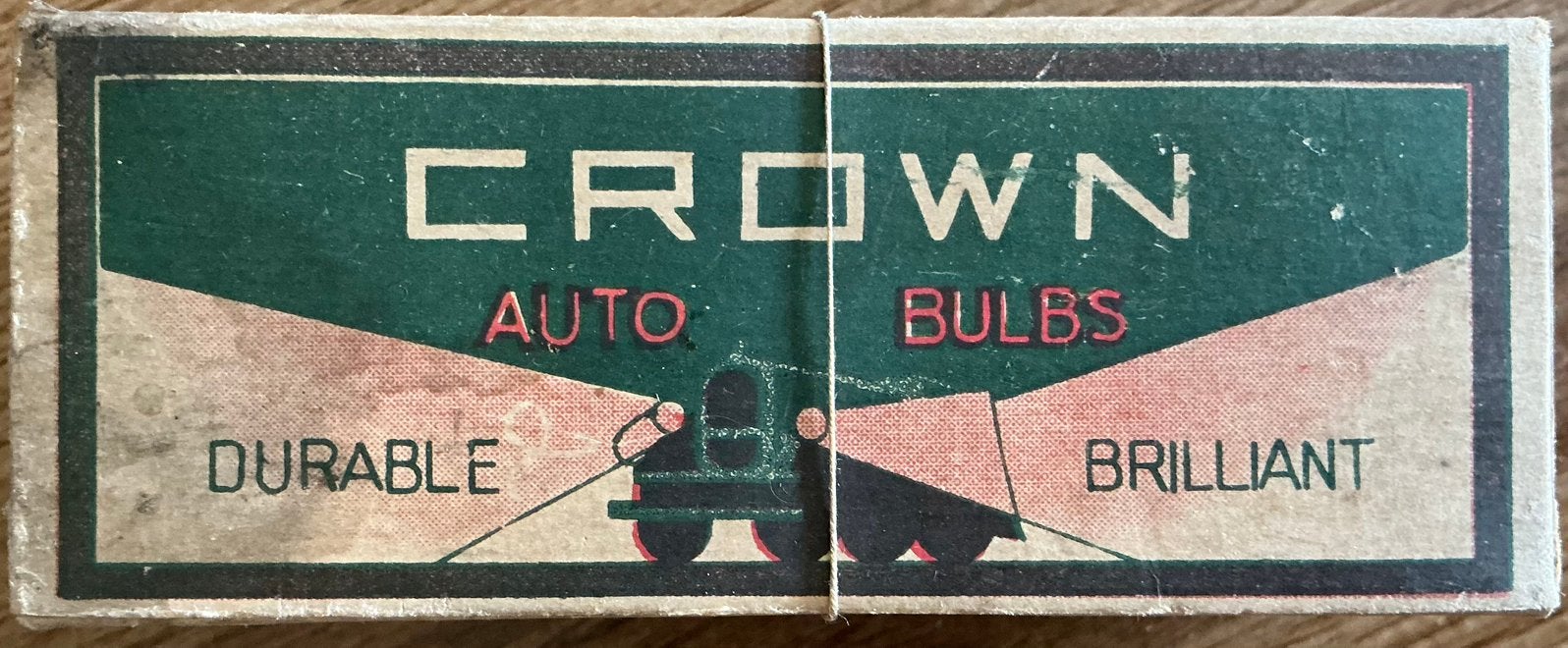 Lampe de voiture vintage CROWN (années 1920/1930), Enlèvement ou Envoi, Comme neuf, Emballage
