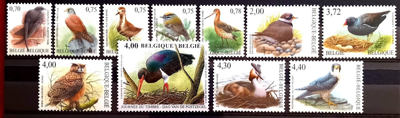 Buzin birds - Hoge waarden in € MNH **, Postzegels en Munten, Postzegels | Europa | België, Verzenden, Postfris, Orginele gom