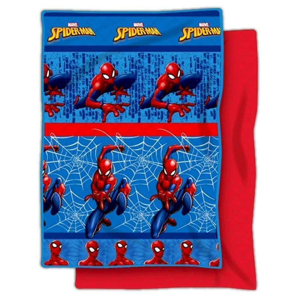 Spiderman Bedsprei Quilt - 250x150 cm - Marvel Beddensprei, Blauw, Nieuw, Ophalen of Verzenden, Deken of Dekbed