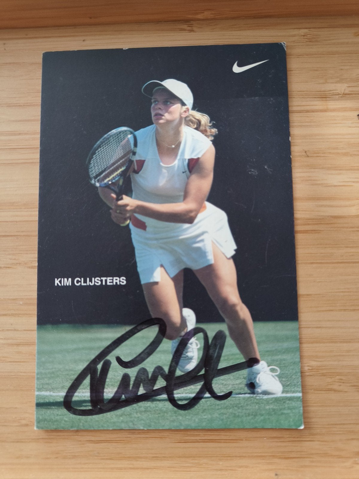 Gesigneerde foto Kim clijsters, Ophalen of Verzenden
