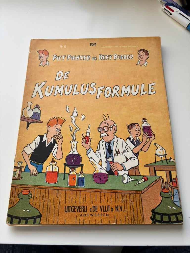 Piet Pienter en Bert Bibber De Kumulusformule 06 eerste druk, Boeken, Stripverhalen, Ophalen of Verzenden, Zo goed als nieuw