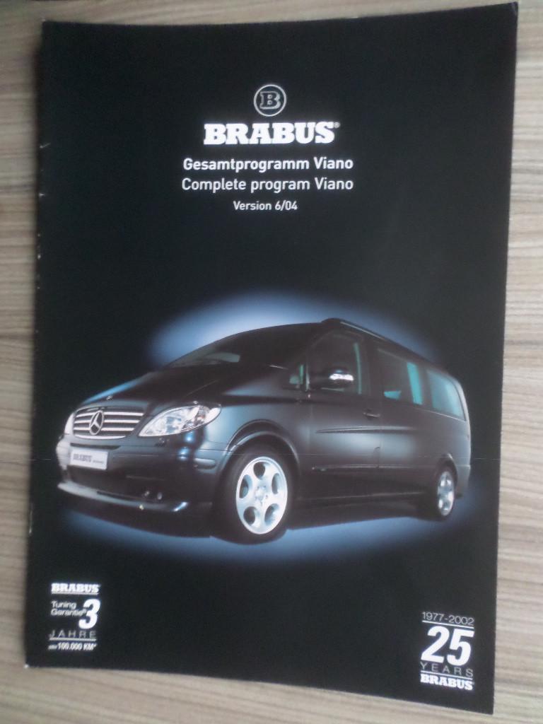 Brochure de la Mercedes Brabus Viano 2004, Livres, Autos | Brochures & Magazines, Mercedes, Enlèvement ou Envoi