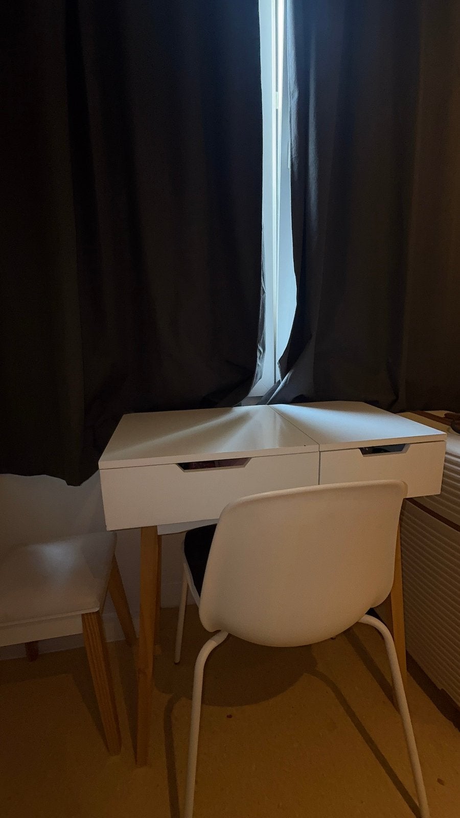 Make-Up vanity + stoel + stoel kussen + kleine makeup stoel, Maison & Meubles, Enlèvement, Comme neuf