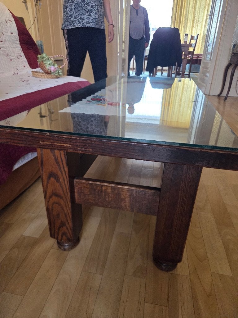 Petite table de salon, Maison & Meubles, Enlèvement, Utilisé, Verre