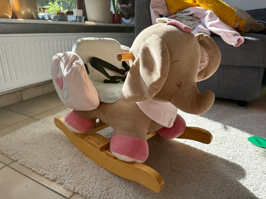 Nattou schommelpaard olifant, Ophalen, Gebruikt