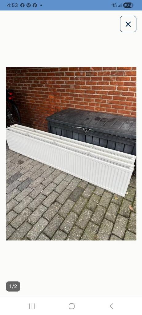 Stelrad radiator type 33.  2mx 40cm, Ophalen, Radiator