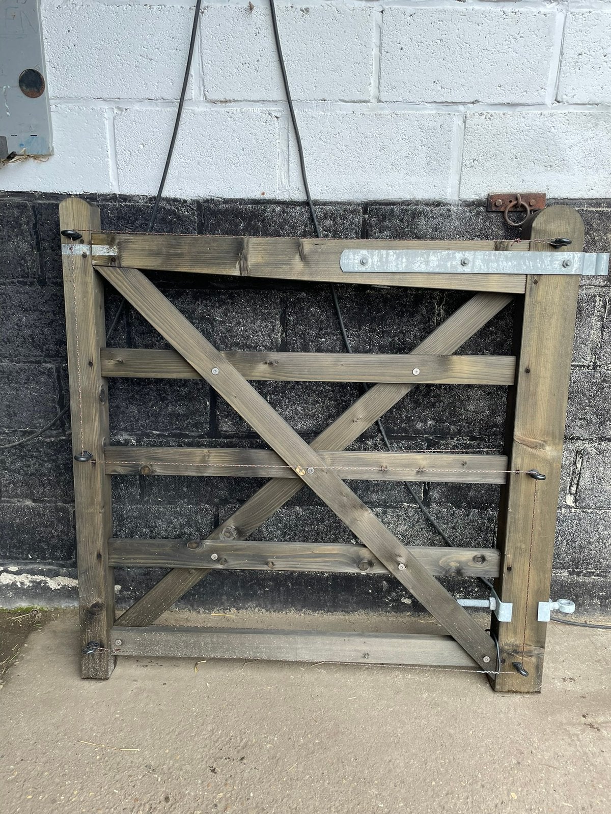 Mooie houten PRE-SHIELD Engelse poort te koop, Tuin en Terras, Ophalen, Met poort, Zo goed als nieuw, Sierhekwerk