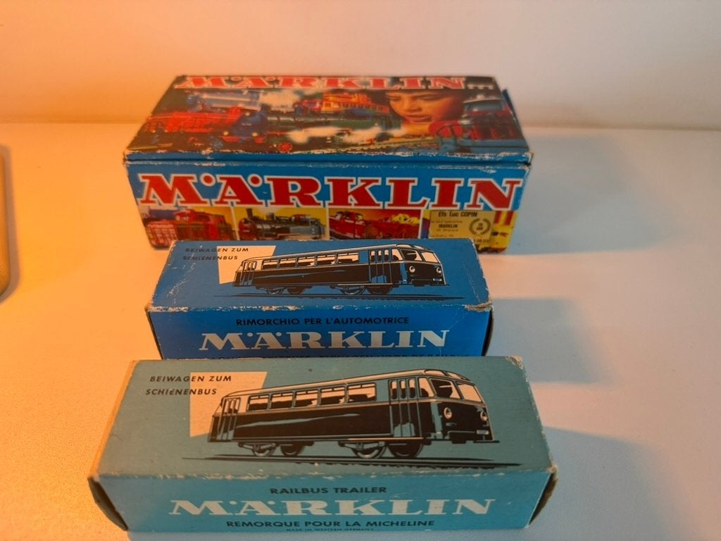 Märklin HO railbus 3016 + 2x 4018 getest, Hobby en Vrije tijd, Wisselstroom, Treinset, Ophalen of Verzenden, Zo goed als nieuw