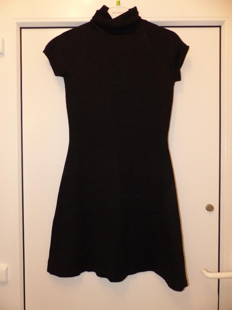 Trend One gebreid zwart jurkje - maat small, Kleding | Dames, Zwart, Ophalen of Verzenden, Knielengte, Maat 36 (S)