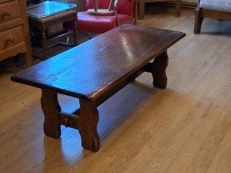 Eiken salontafel, Ophalen, Gebruikt, Klassiek, Eikenhout
