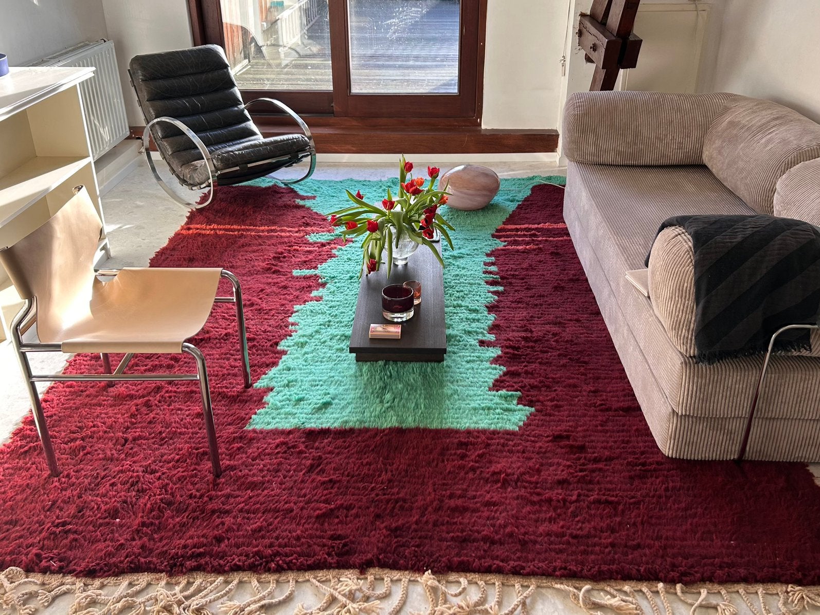 Groot Marokkaans Tapijt, Huis en Inrichting, Stoffering | Tapijten en Vloerkleden, Overige kleuren, 200 cm of meer, Zo goed als nieuw
