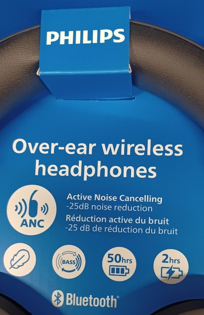 Casque supra-auriculaire sans fil ANC Philips H2500, Neuf, Philips, Bluetooth, Enlèvement ou Envoi