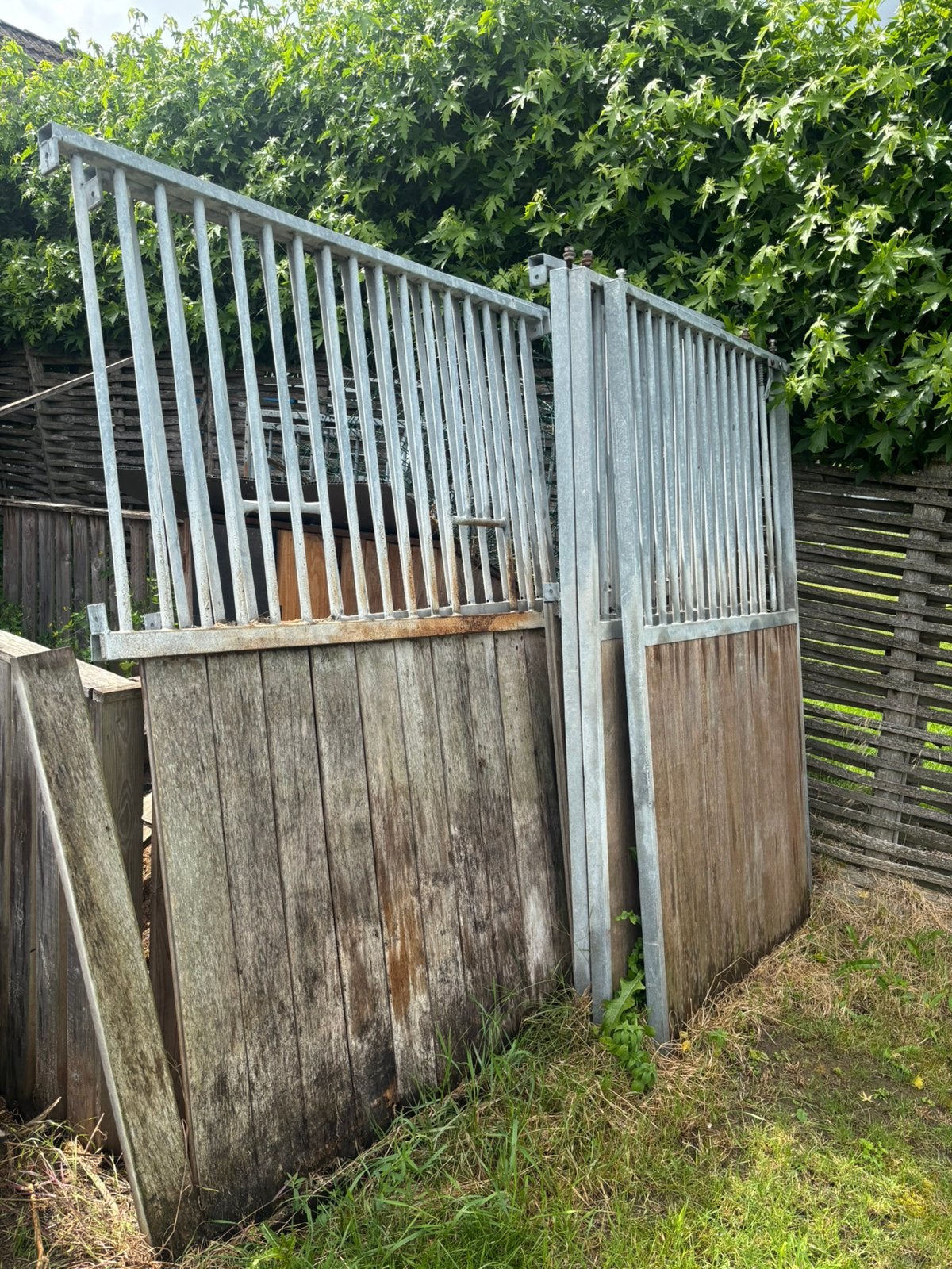 Onderdelen paardenbox voorwand, Animaux & Accessoires, Box & Pâturages, Mise à l'étable