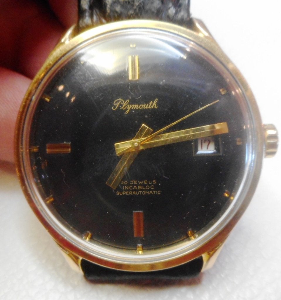 42) Plymouth automatique vintage, Handtassen en Accessoires, Edelstenen, Gebruikt, Verzenden