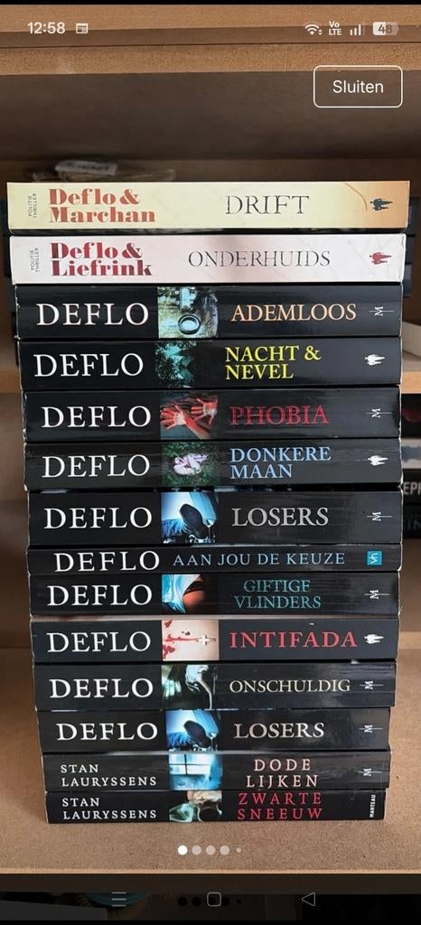 Thrillers boeken, Ophalen of Verzenden