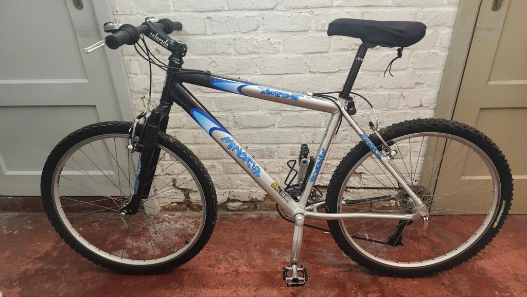 VTT Minerva Tempest taille 46 cm - 24 vitesse Shimano, Autres marques, Frein sur jante, Enlèvement, Utilisé