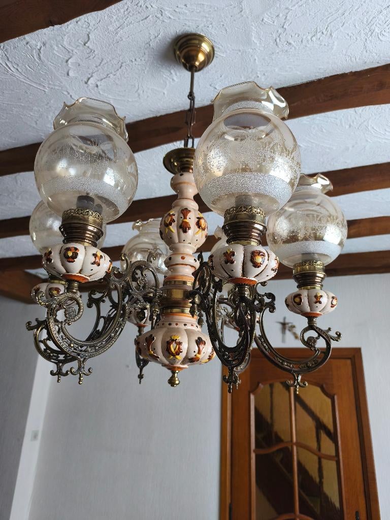 Mooie landelijke luster, Ophalen, Gebruikt