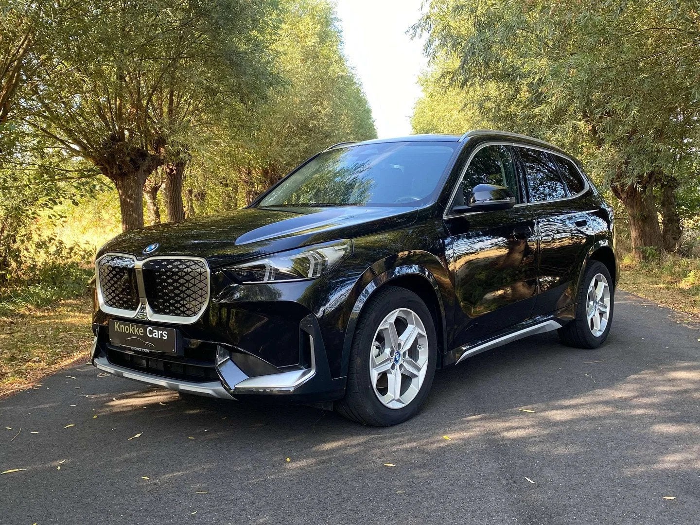 BMW iX1 480km radius,Led Lichten,Leder zwart,Parkassist met, Automaat, Zwart, Zwart, Leder