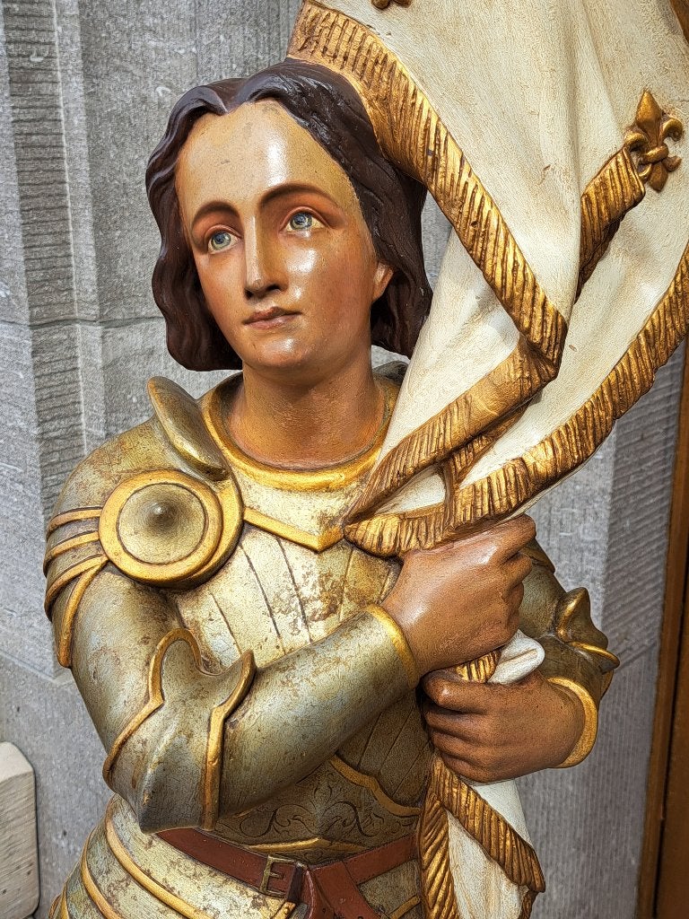 . Henri Gerard Namur -  Kerkbeeld - Jeanne D'Arc - 119 cm -, Antiek en Kunst, Ophalen