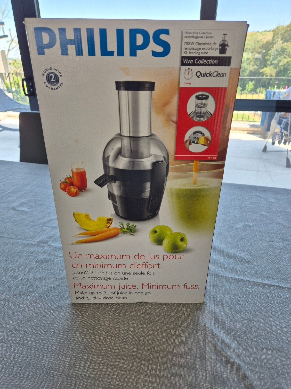 Philips Viva Collection Juicer, Ophalen of Verzenden, Sapcentrifuge
