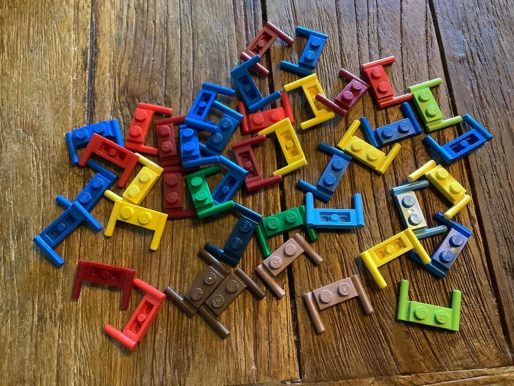 Lego plaatjes bar handles 42 stuks / 15-1, Ophalen of Verzenden, Zo goed als nieuw, Losse stenen, Lego