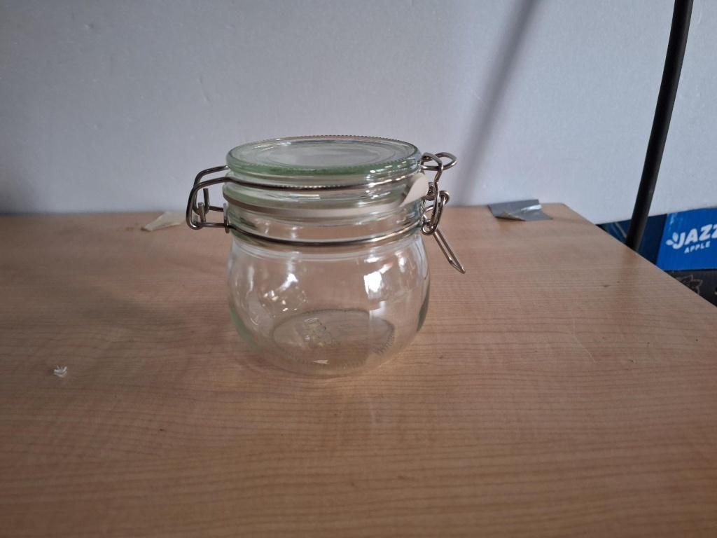 voorraadpot, Ophalen of Verzenden, Zo goed als nieuw, Glas, Pot, Bus of Blik