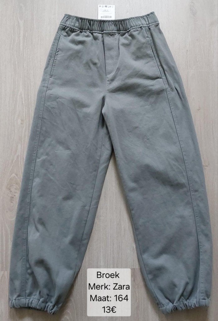 Broek meisje: Zara maat 164 (NIEUW + LABEL), Kinderen en Baby's, Kinderkleding | Maat 164, Broek, Meisje, Nieuw, Ophalen of Verzenden
