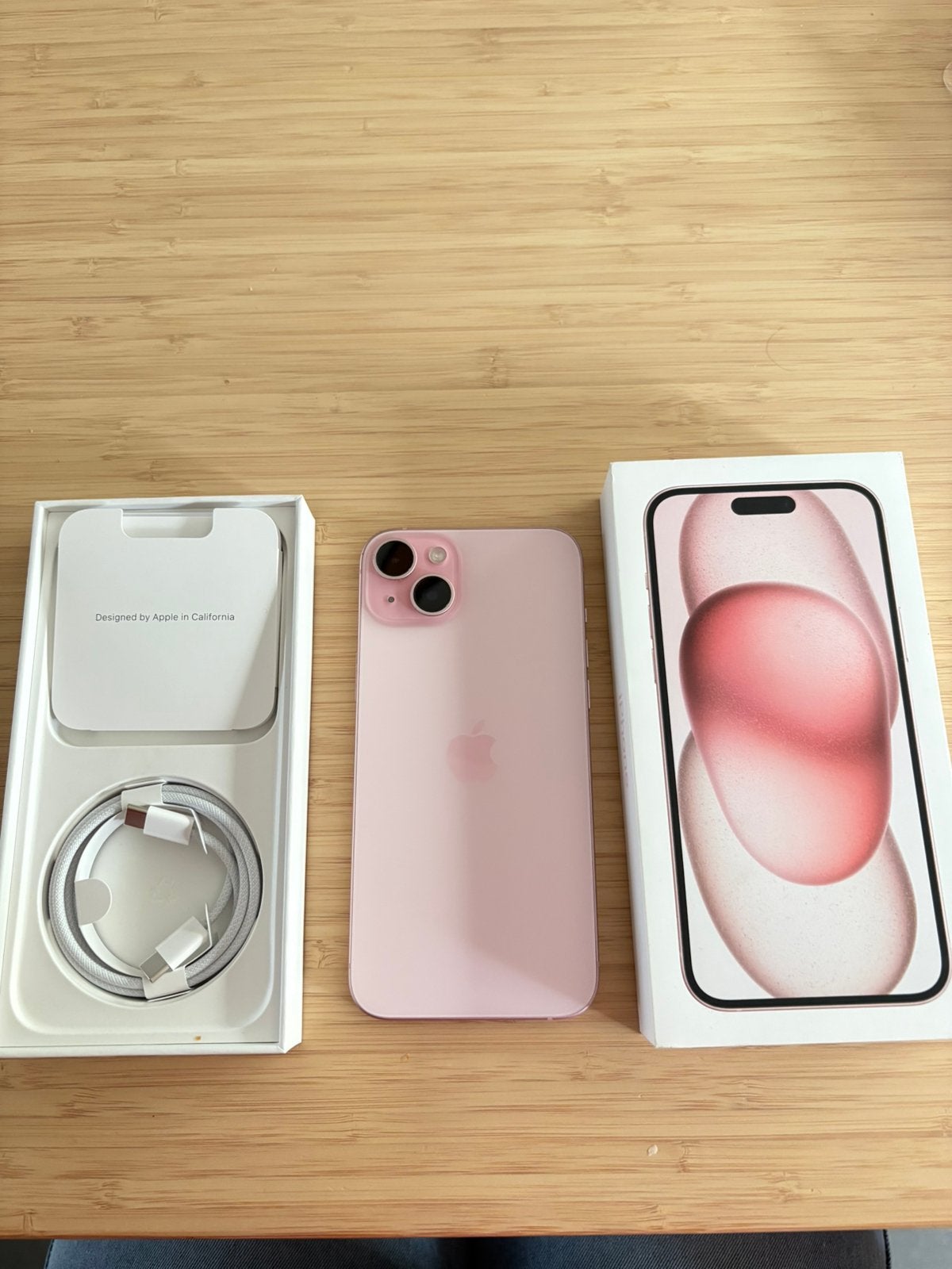 Apple iPhone 15 Plus 128GB roze – originele doos, Avec simlock (verrouillage SIM), 80 %, 128 GB, Rose