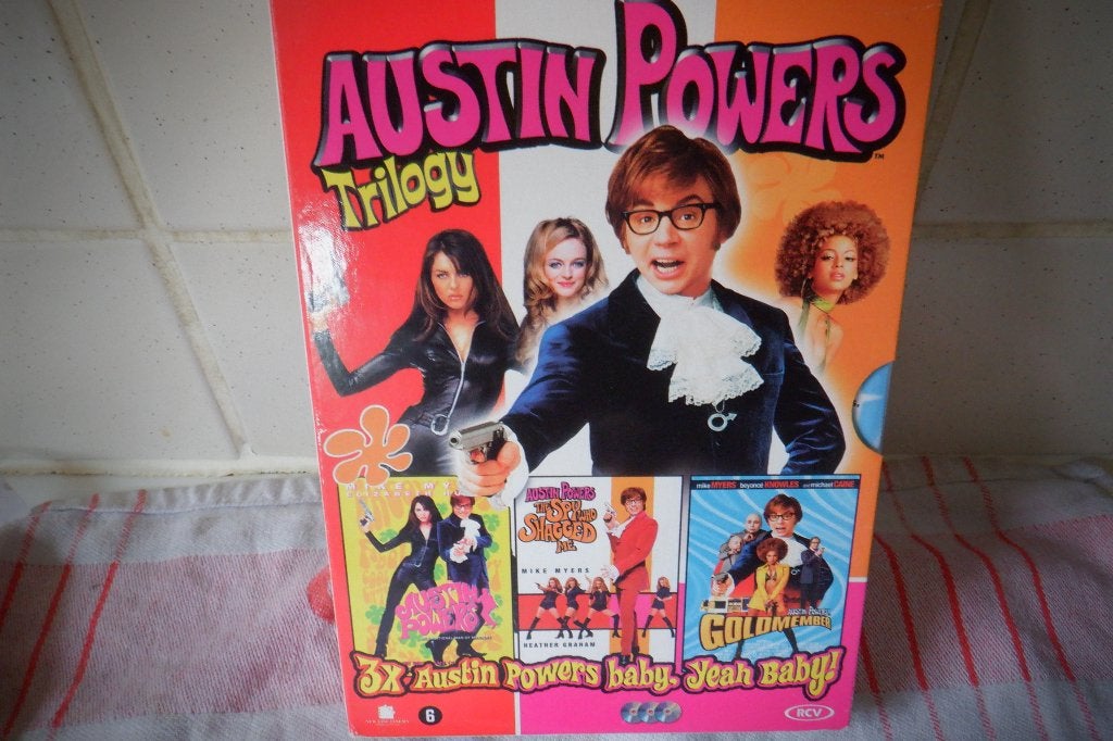 DVD Austin Powers Trilogy.(3-DVD'S), Cd's en Dvd's, Dvd's | Komedie, Nederlands, Ophalen of Verzenden, Zo goed als nieuw, Vanaf 6 jaar
