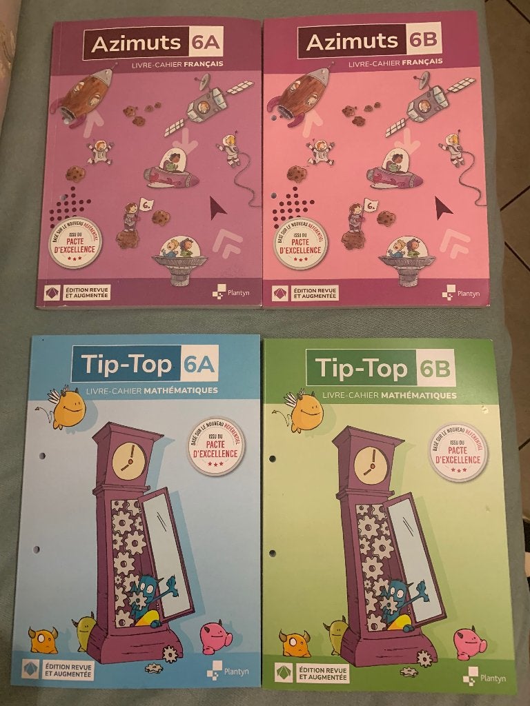 Livre scolaire Tip Top 6 A+ B/ Azimuts 6A + B, Livres, Neuf, Enlèvement ou Envoi, Plantyn, Primaire