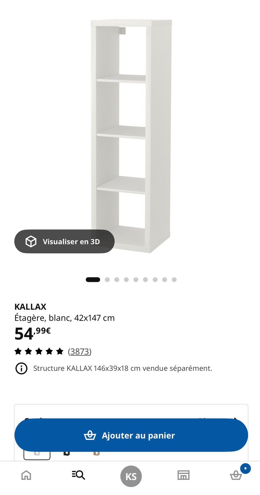 Meuble ikea Kallax, Ophalen, Nieuw
