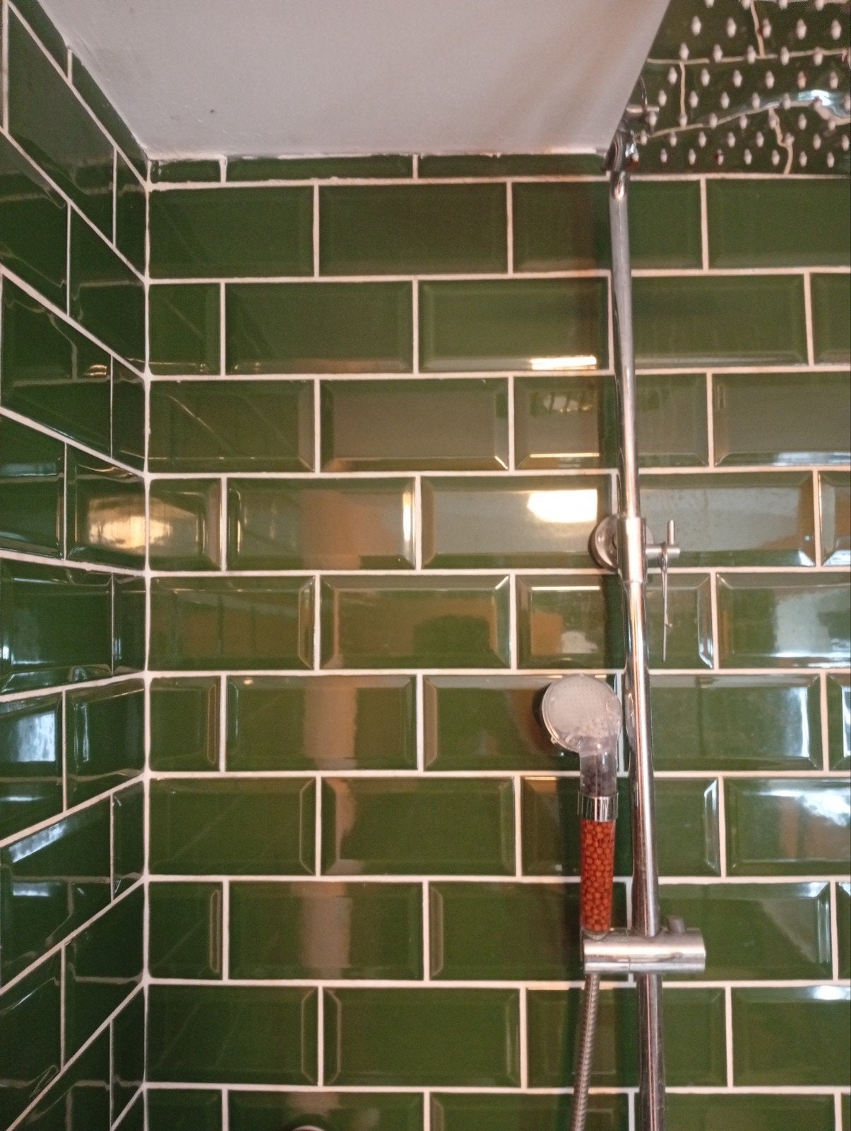 metro wandtegels groen, Doe-het-zelf en Bouw, Tegels, Ophalen, Nieuw, 20 tot 40 cm, Wandtegels