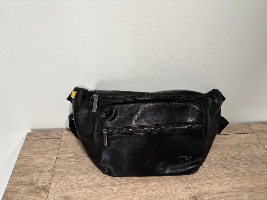 Sac banane Roncato en simil cuir noir, Bijoux, Sacs & Beauté, Enlèvement, Utilisé, Noir, Autres marques