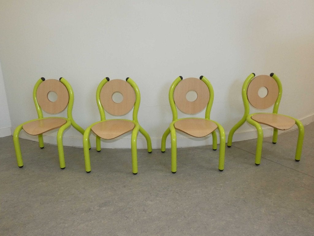 4 chaises WESCO, Enlèvement, Utilisé, Chaise(s)