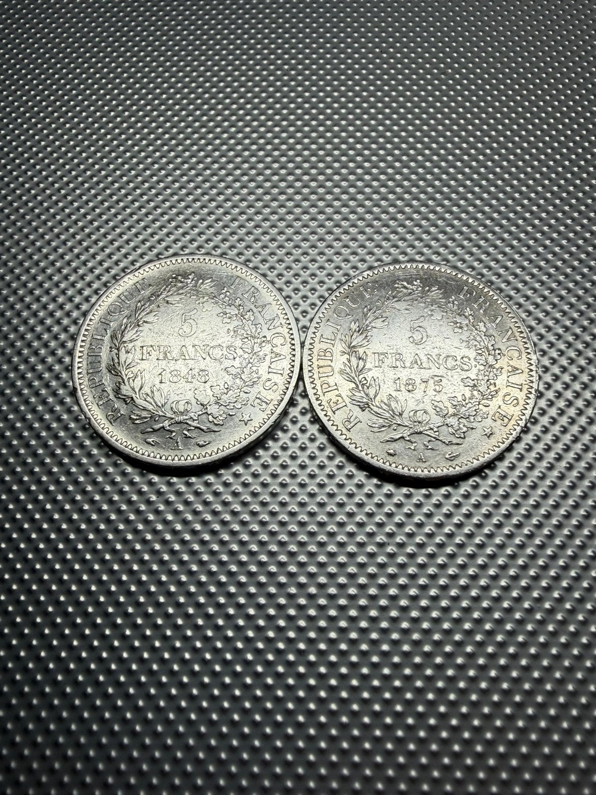 2x 5fr Hercule, Timbres & Monnaies, Enlèvement ou Envoi