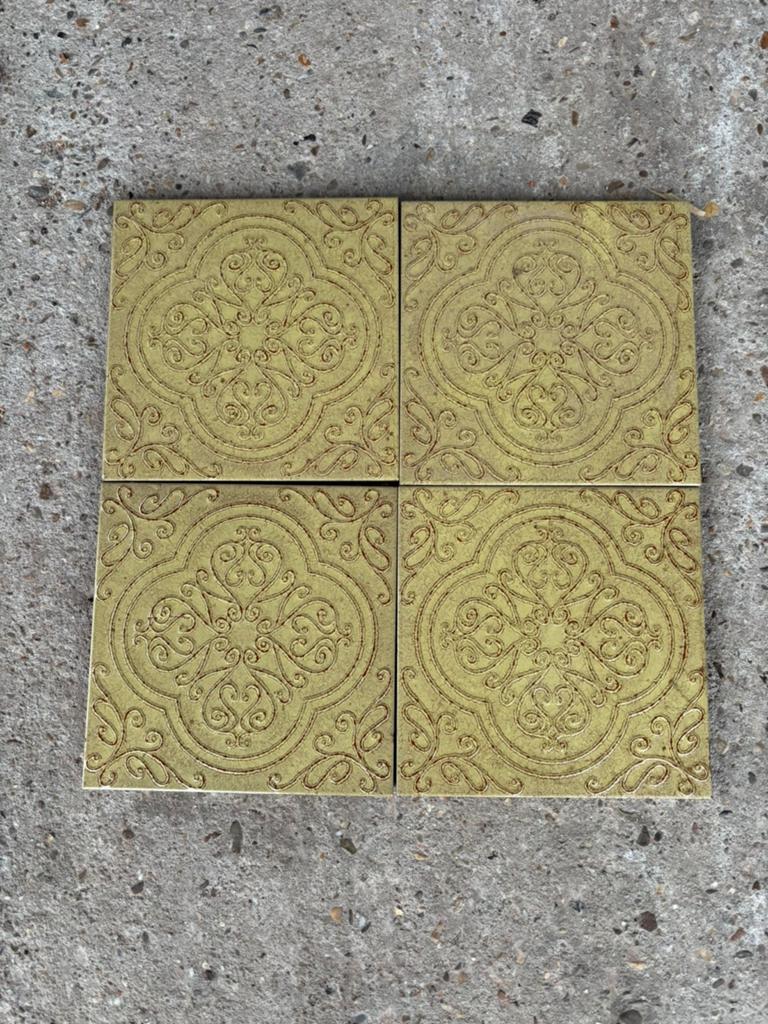 Vintage tegeltjes, Ophalen
