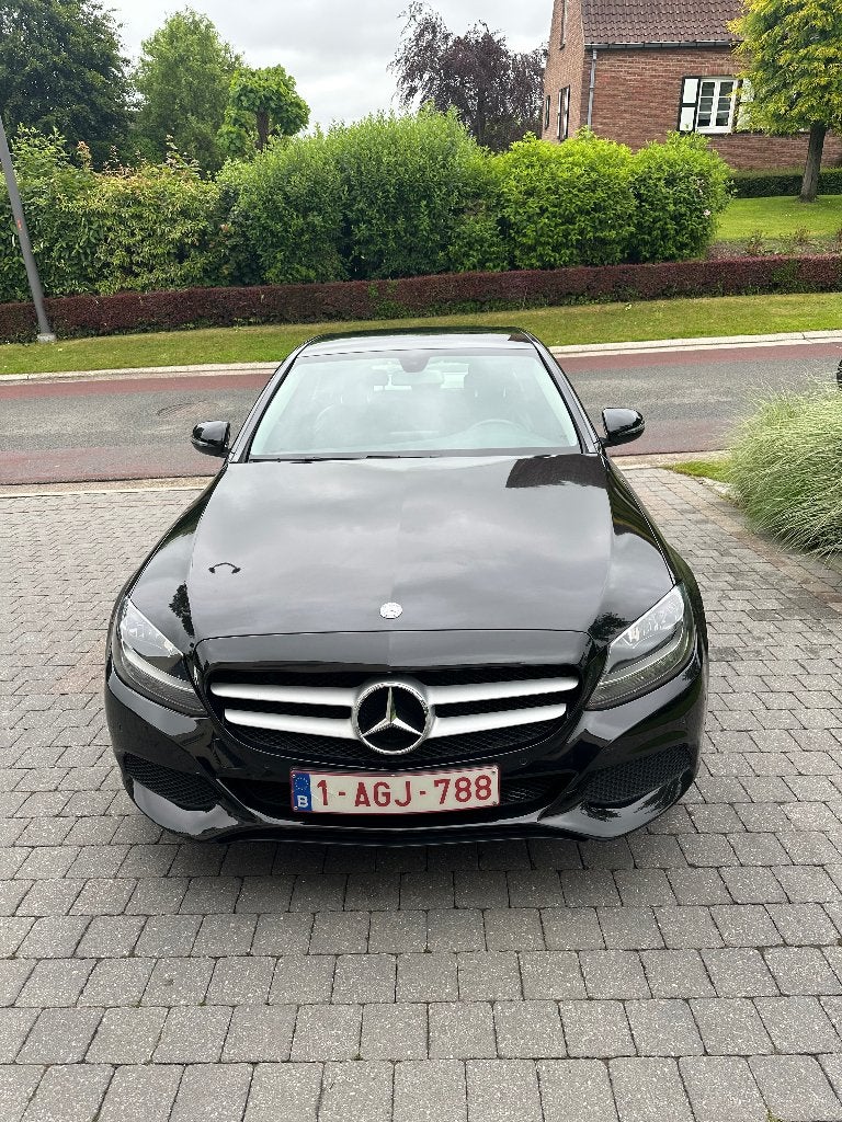 Mercedes c180d 2016, 4 cilinders, Zwart, Emergency brake assist, 5 deurs