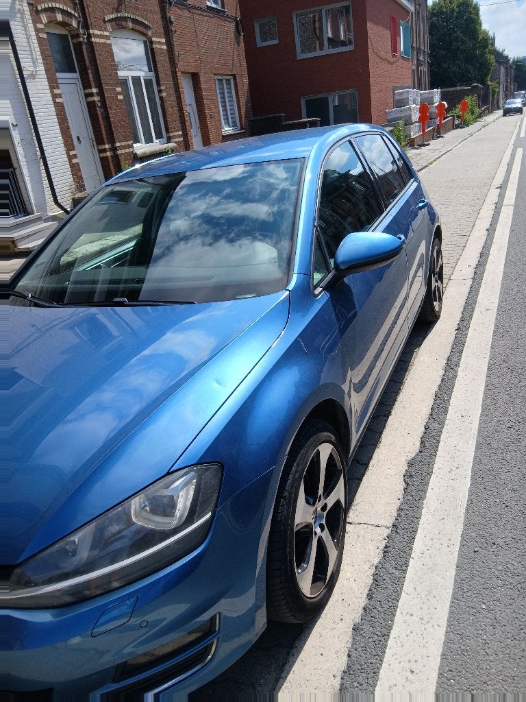 Golf 7, Auto's, Volkswagen, Voorwielaandrijving, Euro 5, Blauw, Alcantara