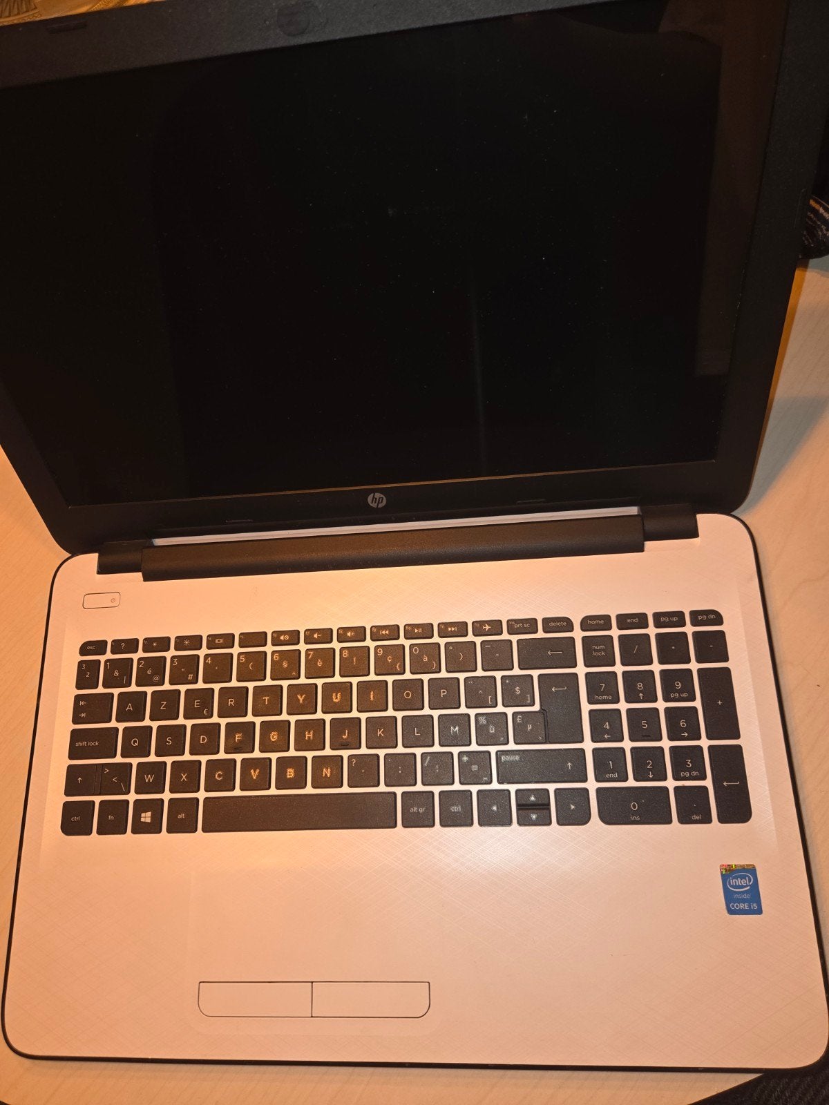 HP laptop i5 8gb ram te koop, Informatique & Logiciels, Ordinateurs portables Windows, Utilisé, 15 pouces, HDD, 8 GB, Azerty, Enlèvement