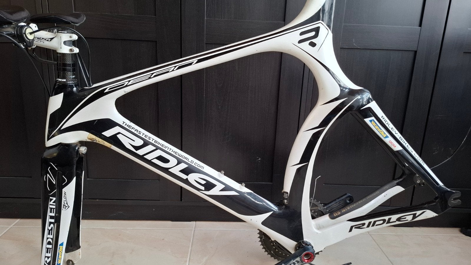 Cadre Vélo Ridley full carbon pour pièces (SRAM, ROTORS), Enlèvement, Cadre
