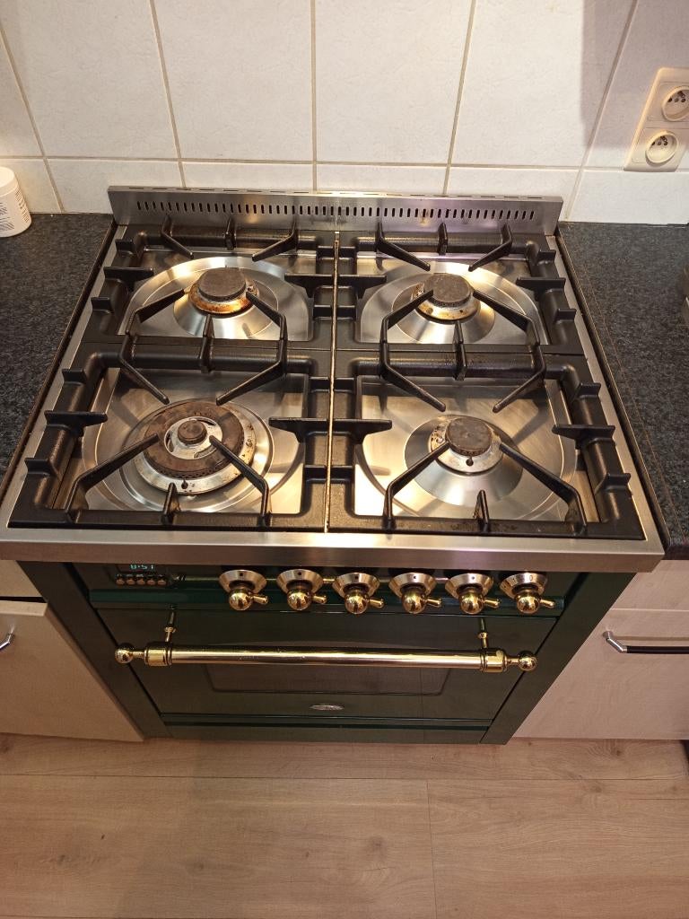 Boretti gasfornuis, Gaz, 4 zones de cuisson, Enlèvement, Utilisé