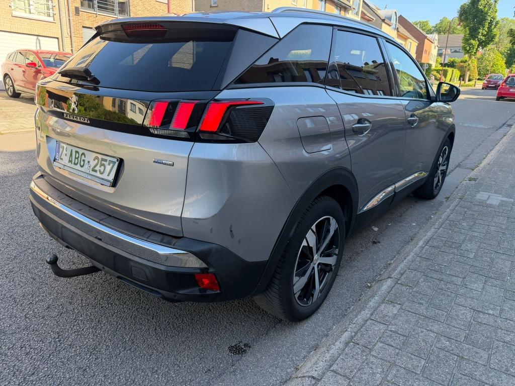 Peugeot 3008 3008 1.2i Allure 1 er propriétaire, Autos, Argent ou Gris, Euro 6, Entreprise, 5 portes