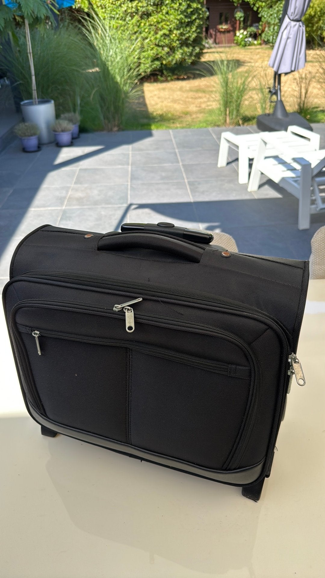 Mooie en gemakkelijke trolley, Handtassen en Accessoires, Koffers, Ophalen, Gebruikt, Hard kunststof, Uitschuifbare handgreep