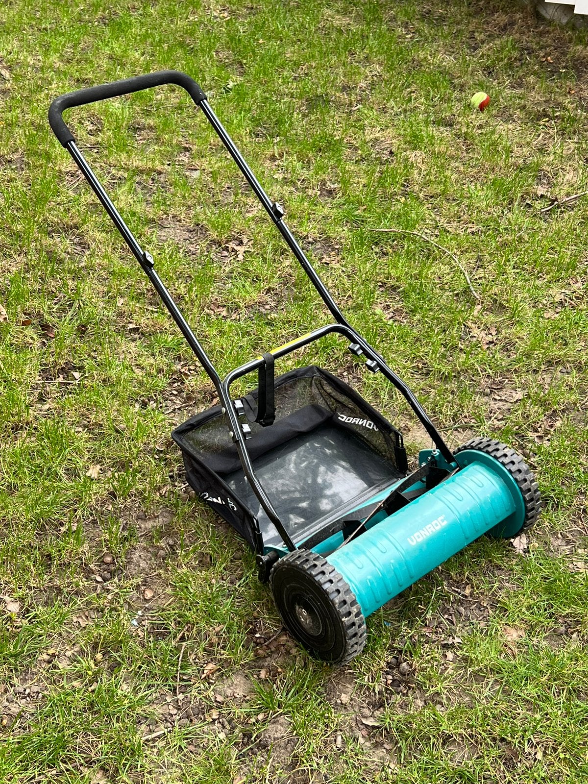 Kooimaaier vonroc, Tuin en Terras, Grasmaaiers, Zo goed als nieuw, Elektrische grasmaaier, Opvangbak, Ophalen