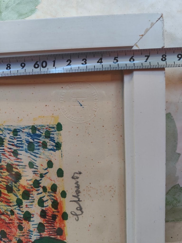 lithograph, Antiek en Kunst, Ophalen of Verzenden, Gelimiteerde oplage, Landschap