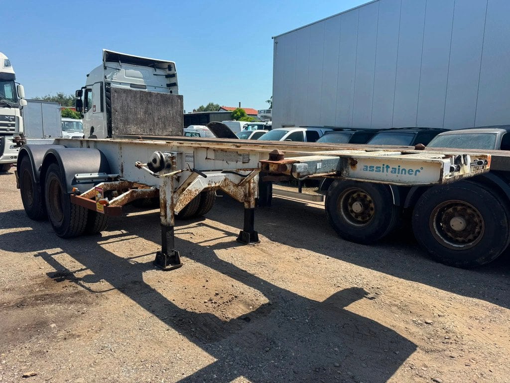 ASCA *20"CONTAINER CHASSIS-FULL STEEL* (bj 1999), Achat, Entreprise, Autres carburants, Remorques et Semi-remorques